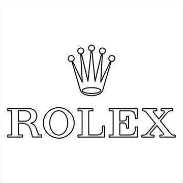 rolex outline|rolex crown outline.